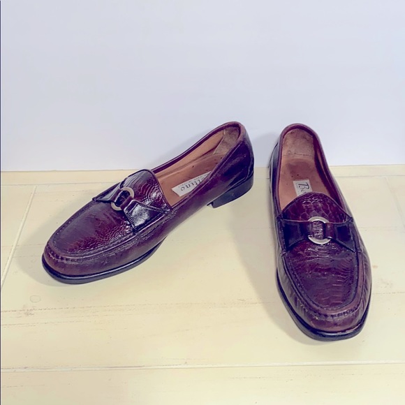 Bottino Italian Genuine Peacock & Leather Loafers main image 6